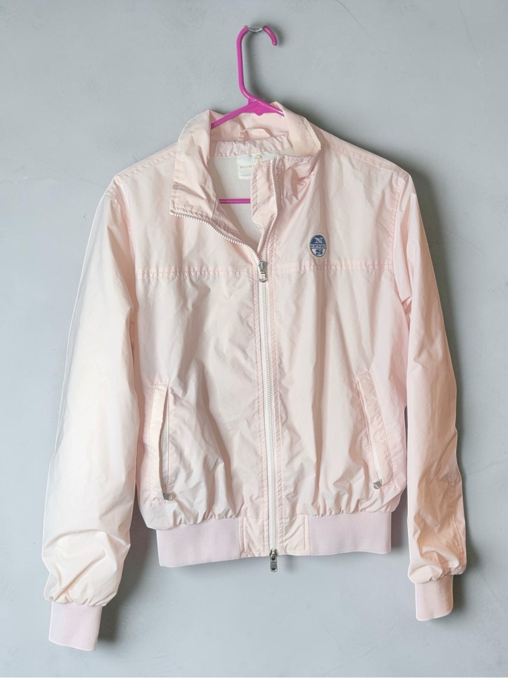 North Sails Bomber Jacjet Full Zip Medium Made in Italy Vtg